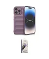 ieg™ iPhone 13 Pro Max Kılıf Atlas Koleksiyonu - Siyah Bilvis 3D Mat Cam Ekran Koruyucu