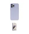 ieg™ iPhone 13 Pro Max Kılıf Atlas Minimal Prime - Siyah Bilvis 3D Mat Cam Ekran Koruyucu