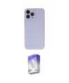 ieg™ iPhone 13 Pro Max Kılıf Atlas Minimal Prime - Siyah Bilvis 5in1 3D Magic Cam Ekran Koruyucu