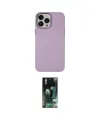 ieg™ iPhone 13 Pro Max Kılıf Çekirdek Çizgi - Şeffaf 360 Full Body Arka Koruyucu