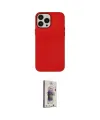ieg™ iPhone 13 Pro Max Kılıf Çekirdek Çizgi - Siyah Bilvis 3D Cam Ekran Koruyucu