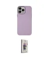 ieg™ iPhone 13 Pro Max Kılıf Çekirdek Çizgi - Siyah Bilvis 3D Cam Ekran Koruyucu