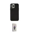 ieg™ iPhone 13 Pro Max Kılıf Çekirdek Çizgi - Siyah Bilvis 3D Cam Ekran Koruyucu