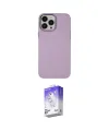ieg™ iPhone 13 Pro Max Kılıf Çekirdek Çizgi - Siyah Bilvis 5in1 3D Magic Cam Ekran Koruyucu