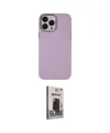 ieg™ iPhone 13 Pro Max Kılıf Çekirdek Çizgi - Siyah Bilvis Hayalet Cam Ekran Koruyucu