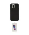 ieg™ iPhone 13 Pro Max Kılıf Çekirdek Çizgi - Siyah Joko 5D Cam