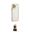 ieg™ iPhone 13 Pro Max Kılıf Çekirdek Klasik Serisi - Şeffaf Maxco Cam Ekran Koruyucu