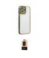 ieg™ iPhone 13 Pro Max Kılıf Çekirdek Klasik Serisi - Şeffaf Maxco Cam Ekran Koruyucu