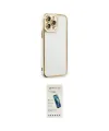ieg™ iPhone 13 Pro Max Kılıf Çekirdek Klasik Serisi - Şeffaf Pasifik Cam Ekran Koruyucu