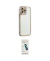 ieg™ iPhone 13 Pro Max Kılıf Çekirdek Klasik Serisi - Şeffaf Pasifik Cam Ekran Koruyucu