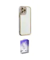 ieg™ iPhone 13 Pro Max Kılıf Çekirdek Klasik Serisi - Siyah Bilvis 5in1 3D Magic Cam Ekran Koruyucu