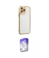 ieg™ iPhone 13 Pro Max Kılıf Çekirdek Klasik Serisi - Siyah Bilvis 5in1 3D Magic Cam Ekran Koruyucu