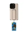 ieg™ iPhone 13 Pro Max Kılıf Çekirdek Yansıma - Siyah 18D Cam Ekran Koruyucu