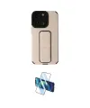 ieg™ iPhone 13 Pro Max Kılıf Çekirdek Yansıma - Siyah 3D Antistatik Cam Ekran Koruyucu