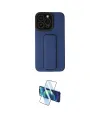 ieg™ iPhone 13 Pro Max Kılıf Çekirdek Yansıma - Siyah 3D Antistatik Cam Ekran Koruyucu