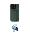 ieg™ iPhone 13 Pro Max Kılıf Çekirdek Yansıma - Siyah 3D Antistatik Cam Ekran Koruyucu