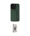 ieg™ iPhone 13 Pro Max Kılıf Çekirdek Yansıma - Siyah Bilvis 3D Cam Ekran Koruyucu