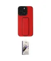 ieg™ iPhone 13 Pro Max Kılıf Çekirdek Yansıma - Siyah Bilvis 3D Mat Cam Ekran Koruyucu