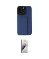 ieg™ iPhone 13 Pro Max Kılıf Çekirdek Yansıma - Siyah Bilvis 3D Mat Cam Ekran Koruyucu