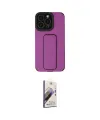 ieg™ iPhone 13 Pro Max Kılıf Çekirdek Yansıma - Siyah Bilvis 3D Mat Cam Ekran Koruyucu