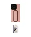 ieg™ iPhone 13 Pro Max Kılıf Çekirdek Yansıma - Siyah Bilvis 3D Mat Cam Ekran Koruyucu