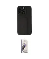 ieg™ iPhone 13 Pro Max Kılıf Çekirdek Yansıma - Siyah Bilvis 3D Mat Cam Ekran Koruyucu