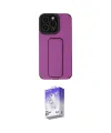 ieg™ iPhone 13 Pro Max Kılıf Çekirdek Yansıma - Siyah Bilvis 5in1 3D Magic Cam Ekran Koruyucu