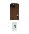 ieg™ iPhone 13 Pro Max Kılıf Doruk Asil Koleksiyonu - Şeffaf Pasifik Cam Ekran Koruyucu