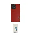 ieg™ iPhone 13 Pro Max Kılıf Doruk Asil Koleksiyonu - Şeffaf Pasifik Cam Ekran Koruyucu