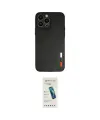 ieg™ iPhone 13 Pro Max Kılıf Doruk Asil Koleksiyonu - Şeffaf Pasifik Cam Ekran Koruyucu