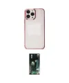 ieg™ iPhone 13 Pro Max Kılıf Doruk Doku Prime - Şeffaf 360 Full Body Arka Koruyucu