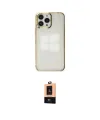 ieg™ iPhone 13 Pro Max Kılıf Doruk Doku Prime - Şeffaf Maxco Cam Ekran Koruyucu
