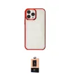 ieg™ iPhone 13 Pro Max Kılıf Doruk Doku Prime - Şeffaf Maxco Cam Ekran Koruyucu