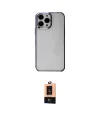 ieg™ iPhone 13 Pro Max Kılıf Doruk Doku Prime - Şeffaf Maxco Cam Ekran Koruyucu