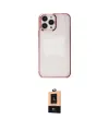 ieg™ iPhone 13 Pro Max Kılıf Doruk Doku Prime - Şeffaf Maxco Cam Ekran Koruyucu
