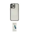 ieg™ iPhone 13 Pro Max Kılıf Doruk Doku Prime - Şeffaf Pasifik Cam Ekran Koruyucu