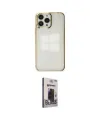 ieg™ iPhone 13 Pro Max Kılıf Doruk Doku Prime - Siyah Bilvis Hayalet Cam Ekran Koruyucu