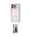 ieg™ iPhone 13 Pro Max Kılıf Doruk Doku Prime - Siyah Bilvis Hayalet Cam Ekran Koruyucu