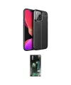 ieg™ iPhone 13 Pro Max Kılıf Doruk Klasik Özel Seri - Şeffaf 360 Full Body Arka Koruyucu