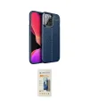 ieg™ iPhone 13 Pro Max Kılıf Doruk Klasik Özel Seri - Siyah 6D Mat Seramik Hayalet Nano Ekran Koruyucu