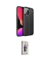 ieg™ iPhone 13 Pro Max Kılıf Doruk Klasik Özel Seri - Siyah Bilvis 3D Cam Ekran Koruyucu