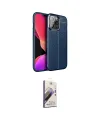 ieg™ iPhone 13 Pro Max Kılıf Doruk Klasik Özel Seri - Siyah Bilvis 3D Mat Cam Ekran Koruyucu