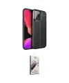 ieg™ iPhone 13 Pro Max Kılıf Doruk Klasik Özel Seri - Siyah Bilvis 3D Mat Cam Ekran Koruyucu