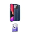 ieg™ iPhone 13 Pro Max Kılıf Doruk Klasik Özel Seri - Siyah Bilvis 5in1 5D Magic Hayalet Cam Ekran Koruyucu
