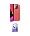 ieg™ iPhone 13 Pro Max Kılıf Doruk Klasik Özel Seri - Siyah Bilvis 5in1 5D Magic Hayalet Cam Ekran Koruyucu