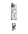 ieg™ iPhone 13 Pro Max Kılıf Doruk Minimal - Siyah Bilvis 3D Cam Ekran Koruyucu