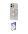ieg™ iPhone 13 Pro Max Kılıf Eksen Asil Prime - Siyah Bilvis 5in1 3D Magic Cam Ekran Koruyucu