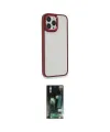 ieg™ iPhone 13 Pro Max Kılıf Eksen Doku Prime - Şeffaf 360 Full Body Arka Koruyucu