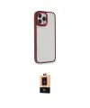 ieg™ iPhone 13 Pro Max Kılıf Eksen Doku Prime - Şeffaf Maxco Cam Ekran Koruyucu