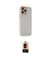 ieg™ iPhone 13 Pro Max Kılıf Eksen Doku Prime - Şeffaf Maxco Cam Ekran Koruyucu